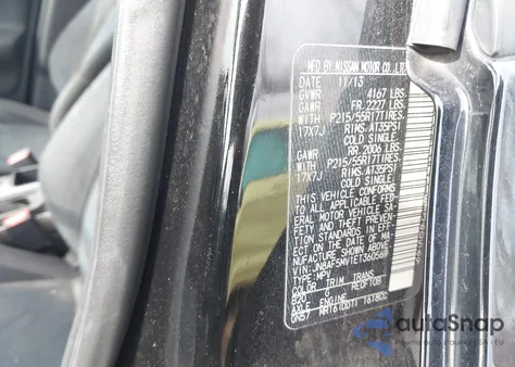 2014 Nissan Juke Sv z USA, uszkodzony, nr VIN JN8AF5MV1ET360569